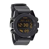 Nixon Unisex A197000-00 Black Polyurethane Quartz Watch with Digital Dial