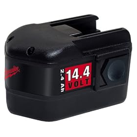 Milwaukee 48-11-1024 14.4-Volt 2.4 Amp Hour NiCad Slide Style Battery by Milwaukee