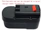 14.4v,1700mAh, Ni-Cd, Replacement Tool Battery for BLACK & DECKER XTC143BK, R143F2, CP14K, CP14KB, KC2002F, KC2002FK, RD1440K, RD1441K , BLACK & DECKER BD, CD, HP, SX Series, Compatible Part Numbers: 499936-34, 499936-35, A14, A144EX, A14F, HPB14