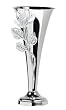 Godinger Silver Plated Vase with Crystal Rose