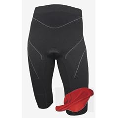 Brubeck Damen 1/2 Fahrradhose Radhose gepolstert, Profiqualit�t, schwarz (Fit-Activity, Funktionshose, Radsport, Spinning, Bikinghose, Fitnesscenter, Fitnesstrainer, ohne Tr�ger)