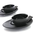 Nigella Lawson Espresso Cup/Saucer Set/4 Black