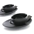 Nigella Lawson Espresso Cup/Saucer Set/4 Black