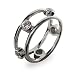Eve's Addiction Sterling Silver Double Wire Wedding Band