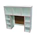 Desk Hutch with Bulletin Board