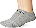 adidas Men's Cushioned No Show Socks (3-Pair), Heathered Lt Onix/ Black/ Granite/ Tech Grey, Large