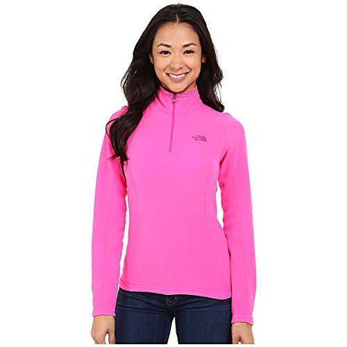 ノースフェイス アウター パーカ＆スウェット Glacier 1/4 Zip Glo Pink [並行輸入品]