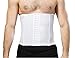 DXS Instant Tummy Tuck Boned Nipper Firm Compression Waist Cincher Shapewear 3 Hooks (Medium, White)