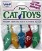 Vo-Toys Circus Mice Assorted Colored 5 pack Cat Toy