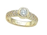 0.90 cttw Round Diamonds Engagement Ring - Platinum LIFETIME WARRANTY
