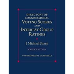 Directory of Congressional Voting Scores and Interest Group Ratings