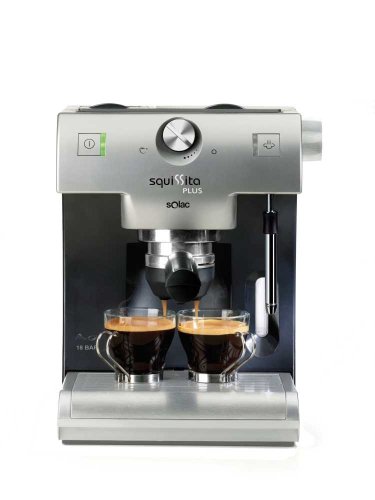 SOLAC - Squissita Plus CE 4550 - Machine à expresso café moulu et dosettes - Pression 18 bars (Import Allemagne)