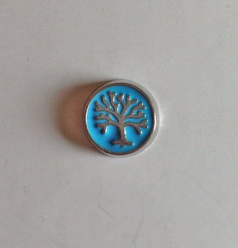 BLUE TREE OF LIFE Floating Charm