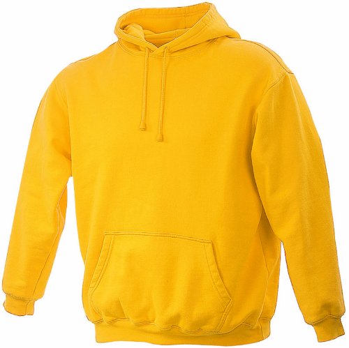James & Nicholson Herren Sweatshirt Hooded, gold-yellow, XL, JN047 goye Preisvergleich