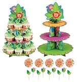 Wilton Cup Cake Stand Kit Jungle Pals