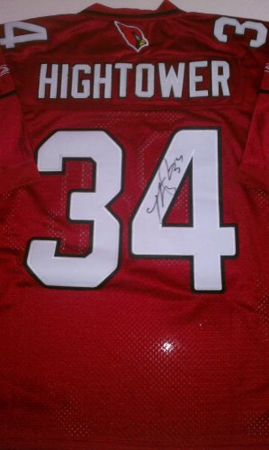 Tim Hightower Signed Arizona Cardinals Authentic Jersey Size 52
