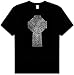 Celtic Stone Cross Amazing 3-D Print Adult T-shirt