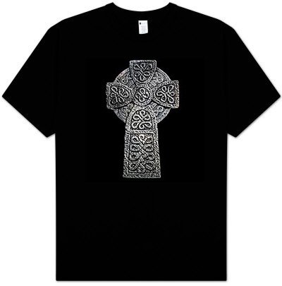 Cover image : Celtic Stone Cross Amazing 3-D Print Adult T-shirt