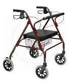 Drive Go-Lite Oversized Rollator (Options - Color: Red) *Free Shipping!
