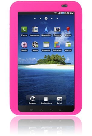 HOT PINK for Samsung Galaxy Tab Silicone Case Cover HOT PINK for Samsung Galaxy Tab Silicone Case Cover