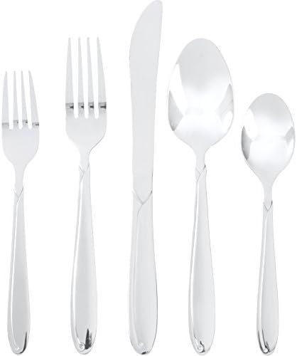 Sterlingcraft FW72B Stainless Steel 72 Piece Flatware and Hostess Set
