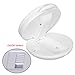 KEDSUM Rechargeable Lighted Makeup Mirror with Cover, LED Travel Mirror with Lights, Compact Vanity Mirror with Touch Screen Dimming, with a Magnification Pocket Spot Mirror