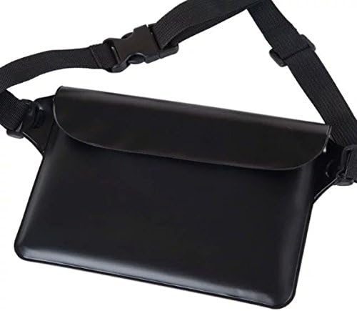 Dry Bag, Ambec Waterproof Dry Bag Pouch with Waist Strap for Beach Swimming Boating Fishing Camping- Protect Your Phone Camera Cash MP3 (Green)