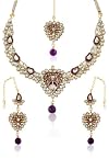 Enamel Paisely Necklace Set