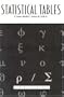 Statistical Tables