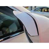 1990-1996 MITSUBISHI MIGHTY MAX WHITE CARBON FIBER SIDE MIRROR VISOR RAIN GUARDS 1991... 
