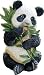 Tao the exotic panda statue home garden sculpture new