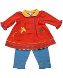 : Le Top *Zoo Friends* Red Tunic & Pant Set