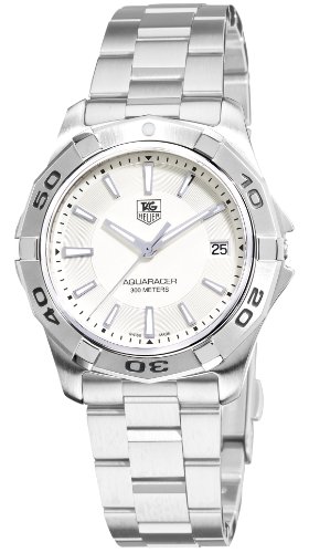 TAG Heuer Mens WAP1111.BA0831 Aquaracer Silver Dial Watch