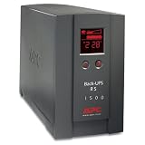 APC Back UPS RS 1500VA 865W 230V LCD Uninterruptible Power Supply - Black