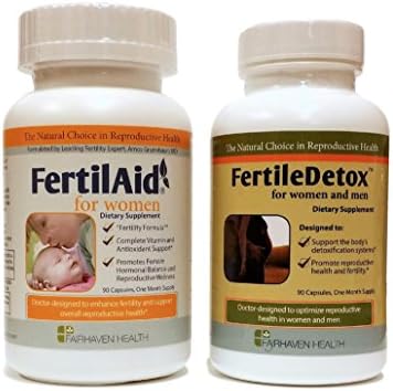 FertilAid for Women &amp; FertileDetox - 1 Month Supply