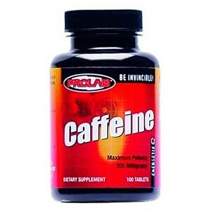 Click here to buy Prolab Caffeine, Maximum Potency, 200 mg, Tablets, 100 tablets by Pro Lab.