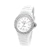 Ice-Watch Unisex-Armbanduhr Medium Stone Sili Weiss ST.WS.U.S.09