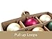 Covermates Keepsakes Adjustable Ornament Storage Bag, Carrying Handles, Padded Protection - Holiday Storage, Red