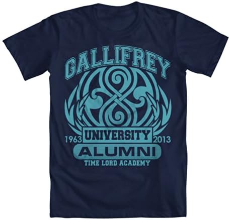 Doctor Who - Gallifrey University Men's T-Shirt Blue Small