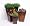 Rusted Patina Square Planter - Small (14