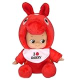 ローズオニールキューピー×ロディ ぬいぐるみ(小)お座り(レッド)