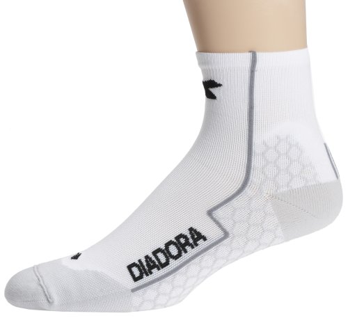 Diadora 143718 Running Funktionssocke, Gr&ouml;&szlig;e S, wei&szlig;/schwarz C0013 Preisvergleich