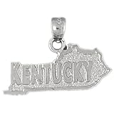 Clevereve's 14K White Gold Pendant Off the Map 2.5 - Gram(s)