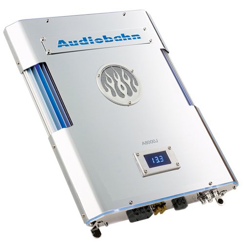Audiobahn A8000J 1000W Single-Channel Monoblock Intake Series Car Amplifier