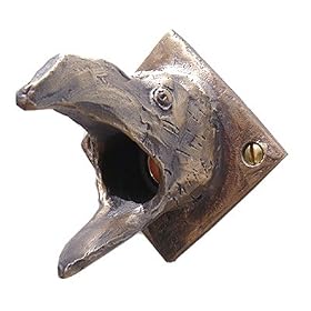 Bronze Raven Door Chime Surround with Lighted Button
