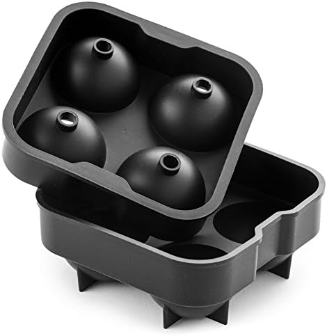Valdeen (TM) Ice Ball Mold. Best Sphere Ice Ball Maker Available - BPA Free - Each mold produces 4 perfect ice balls & removes easily - Melts Slowly, letting you taste the whiskey,not the water. Perfect for all drinks. LIFETIME Warrantee!