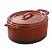Revol Belle Cuisine 1.1-Quart Cocotte With Lid, Red