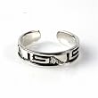 STERLING SILVER TOE RING - 4mm