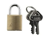 Gilmour ACE SOLID BRASS PADLOCK Stainless steel springs