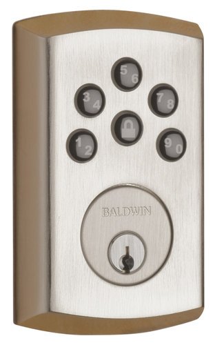 Baldwin Hardware 8285.260.AC1 Soho Keyless Deadbolt - Polished Chrome